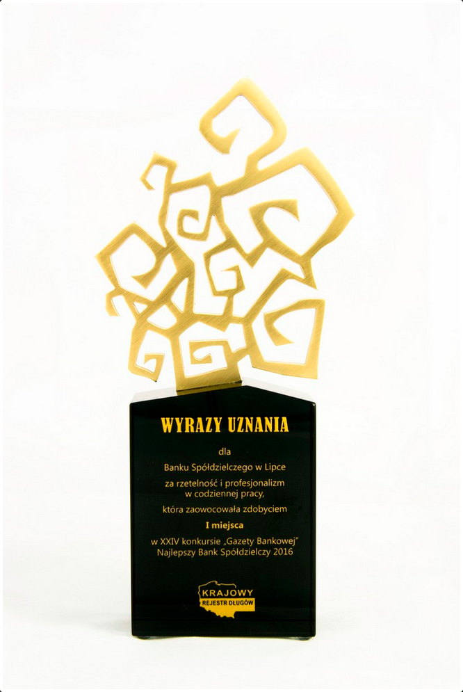 Zdjęcie przedstawiające nagrodę