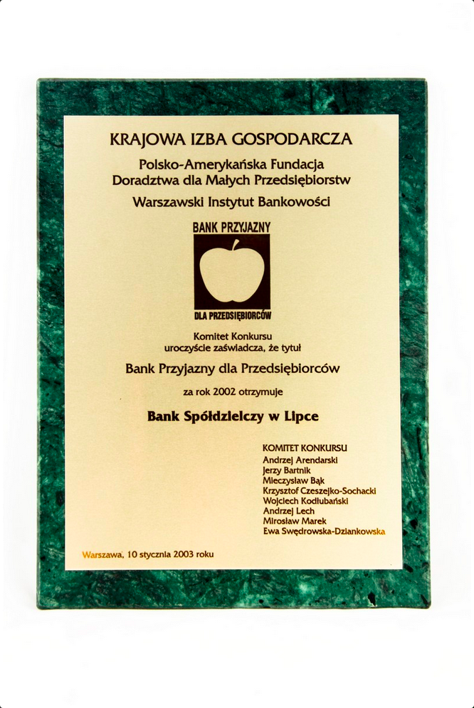 Zdjęcie przedstawiające nagrodę