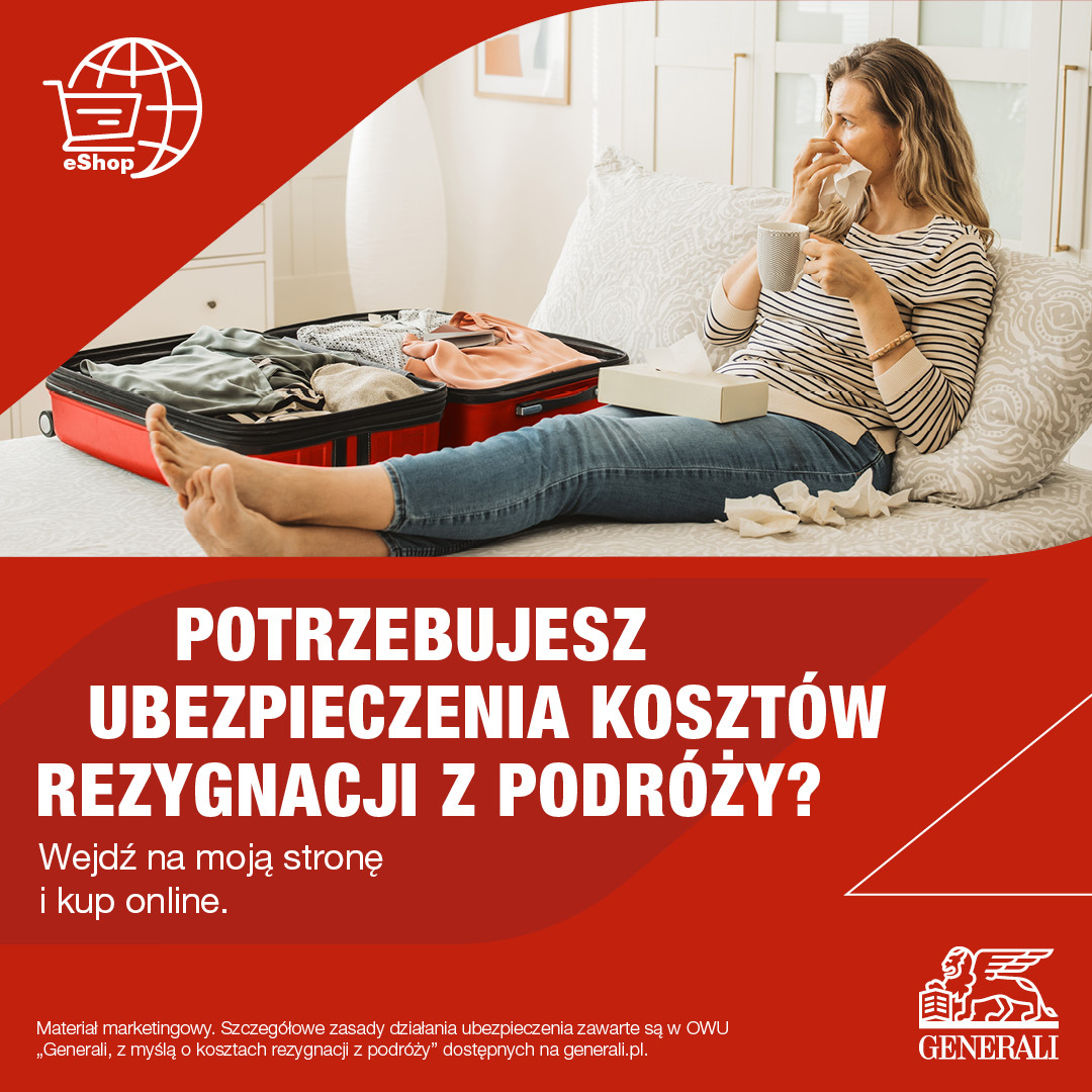 Baner koszty rezygnacji z podróży