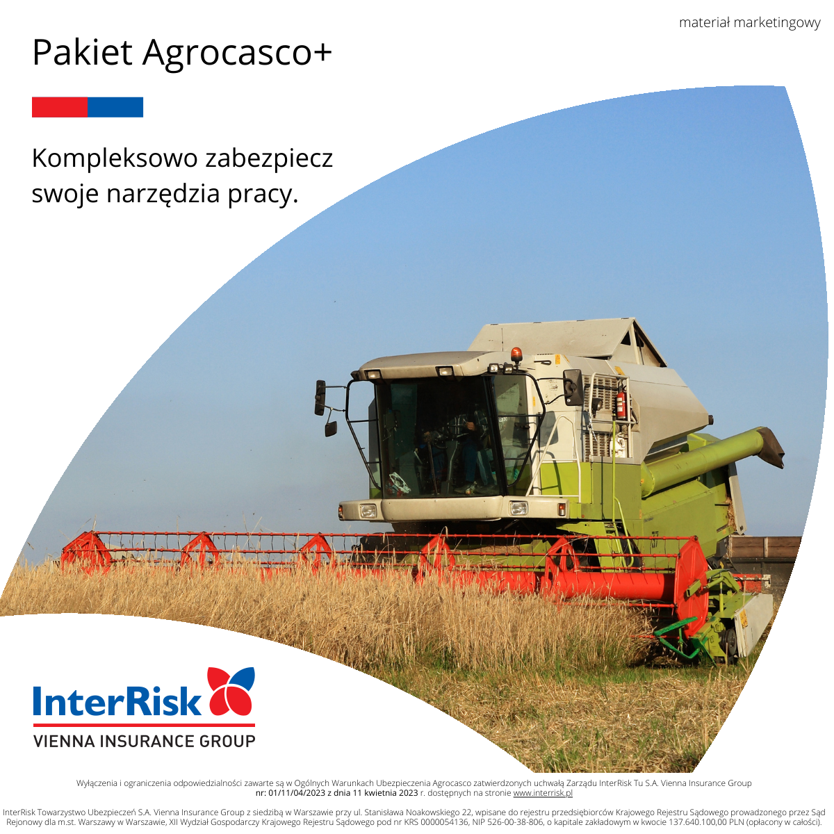 Kombajn w trakcie żniw 